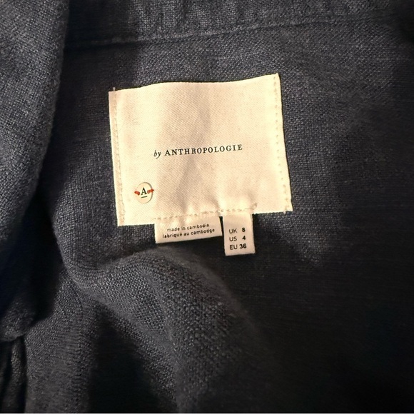 Maeve Linen Blend Tulip Detail Blazer - Picture 4 of 4